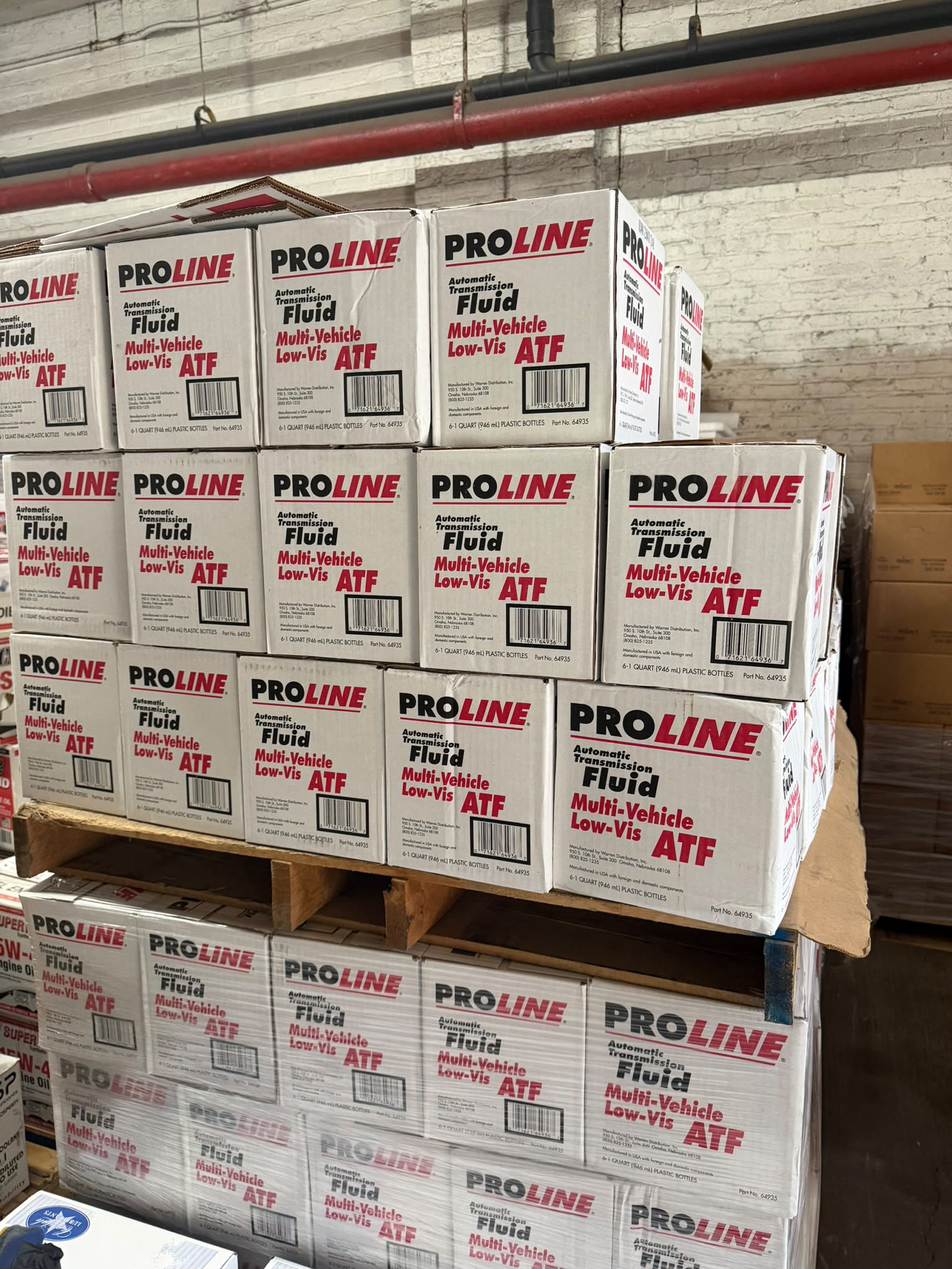 Cases of Proline Low Viscosity ATF transmission fluid